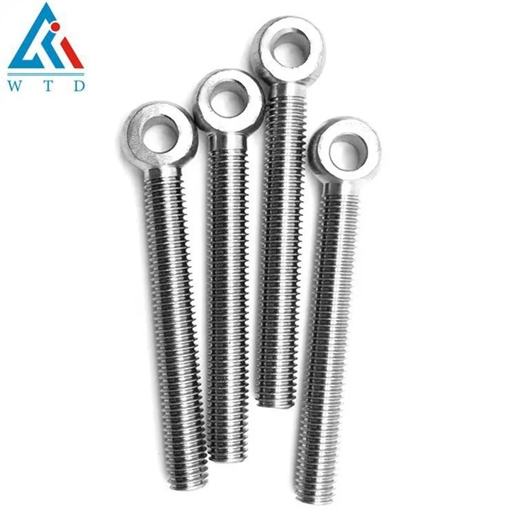 Grade 2 titanium eye bolts